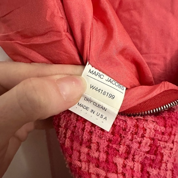 Marc Jacob’s collection runway y2k tweed Barbie peach skirt - Picture 8 of 12